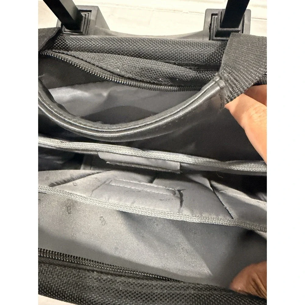 Solo Rolling Laptop‎ Bag Black Wheeled Briefcase Telescoping Handle Underseater